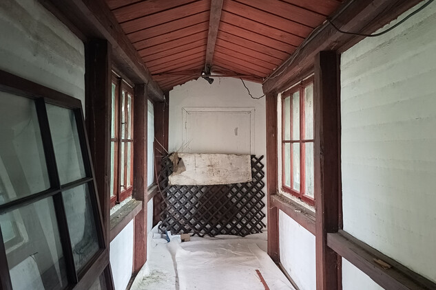 Rekonstrukce spojovací chodby do kostela, nepodléhá CC