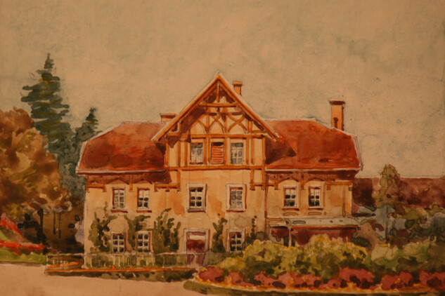 Earl's House in Slatinany, 1903 | © NO CC Licence