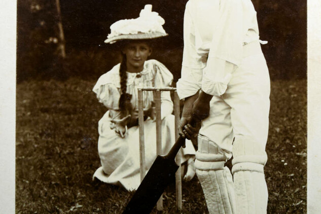 Cricket tournament, circa 1900
